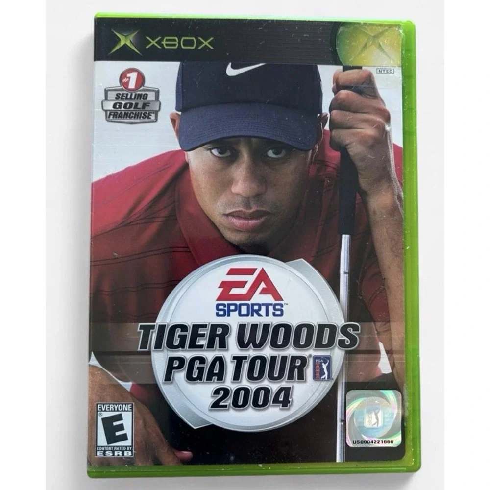 Xbox Tiger Woods PGA Tour 2004 Video Game Complete with Manual